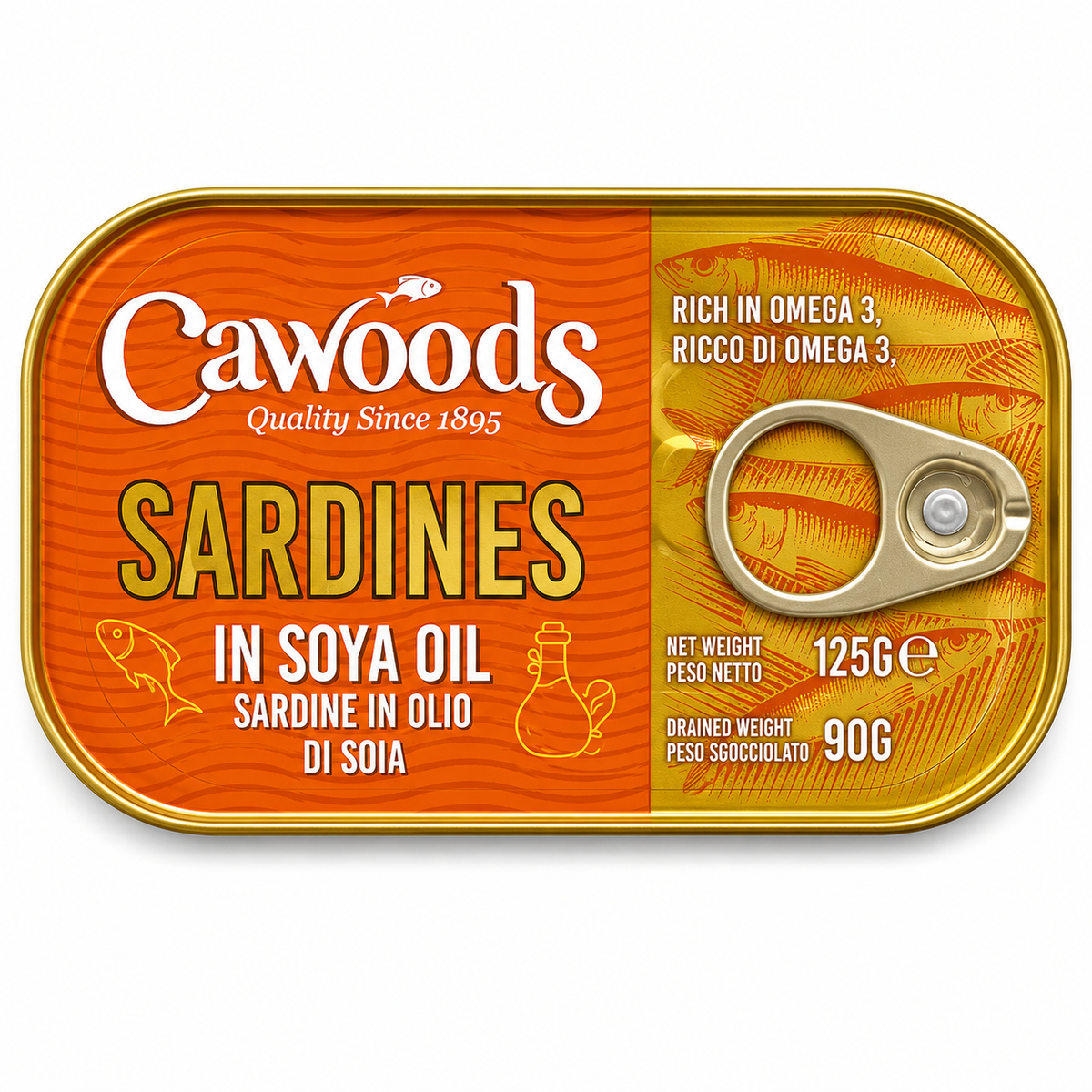 Cawoods Sardines in Soya Oil
