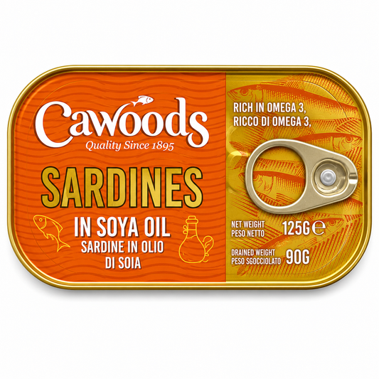 Cawoods Sardines in Soya Oil