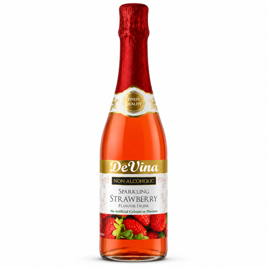 De Vina Sparkling Strawberry Drink 750ml