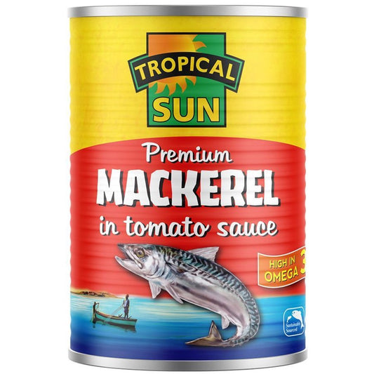 Tropical Sun Premium Mackerel In Tomato Sauce